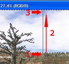 como trazar el degradado