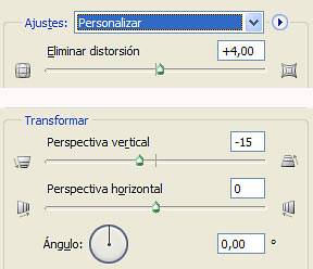 ajustes correccion de lente
