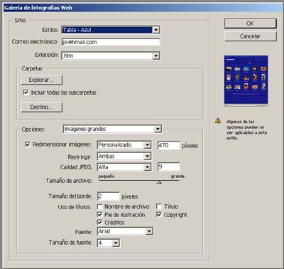 galeria web