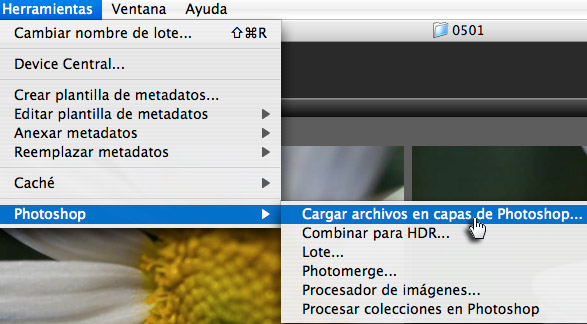 cargar capas