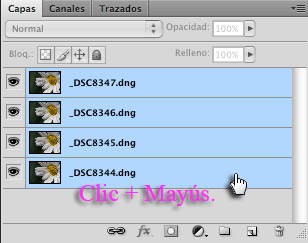 seleccioar todas las capas