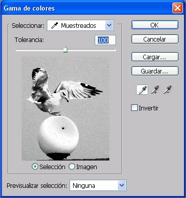 seleccion: gama de colores